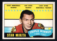 1967-68 Topps #64 Stan Mikita#Triple Winner