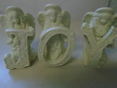 J-O-Y Porcelain Letters – 6 Inch, boxed $10., View more