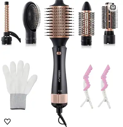 Blow Hot-Air Hair Dryer Brush - 5-in-1 Set, View more