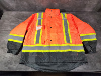 Safety Bomber Jacker with Hood (Size 2XL)
