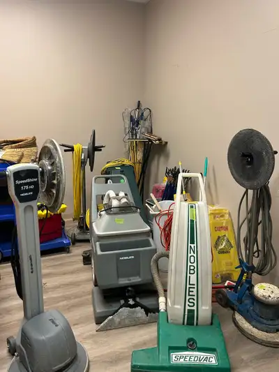 cleaning equipment rent commercial vacuum 60$ per day carpet cleaner 70 per day floor buffer 40$ per...