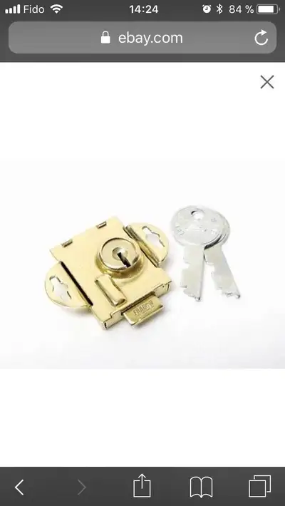 VINTAGE Serrure & Clés llco Unican Lock & Keys, View more