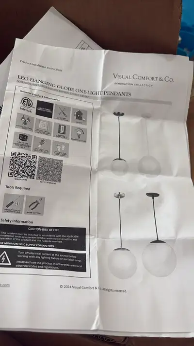 Visual Comfort Pendant, View more