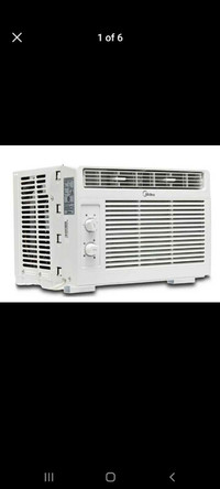 MIDEA 5,000 BTU MECHANICAL WINDOW AIR CONDITIONER, AC MECHANICAL