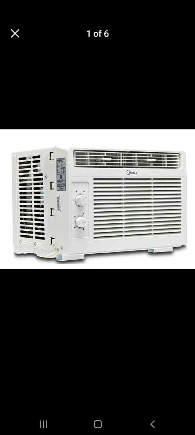 MIDEA 5,000 BTU MECHANICAL WINDOW AIR CONDITIONER, AC MECHANICAL in General Electronics in Mississauga / Peel Region