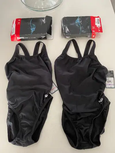 Women’s Competitive Speedo Swim Suits Black- New with Tags!, View more