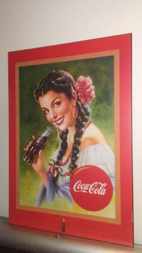 Coca-Cola Vintage Laminate Art Print 24 x 36 Inch