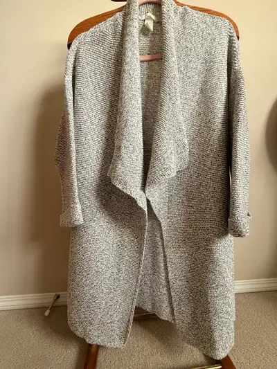 Grey Long Cardigan -Size XS/S, View more