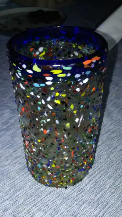 Glass Coloured Vase - 6 Inches, View more