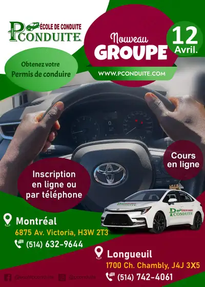 Permis de conduire Québec (Cours en ligne), View more