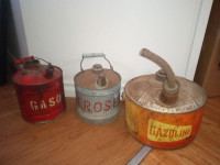 Antique gas cans