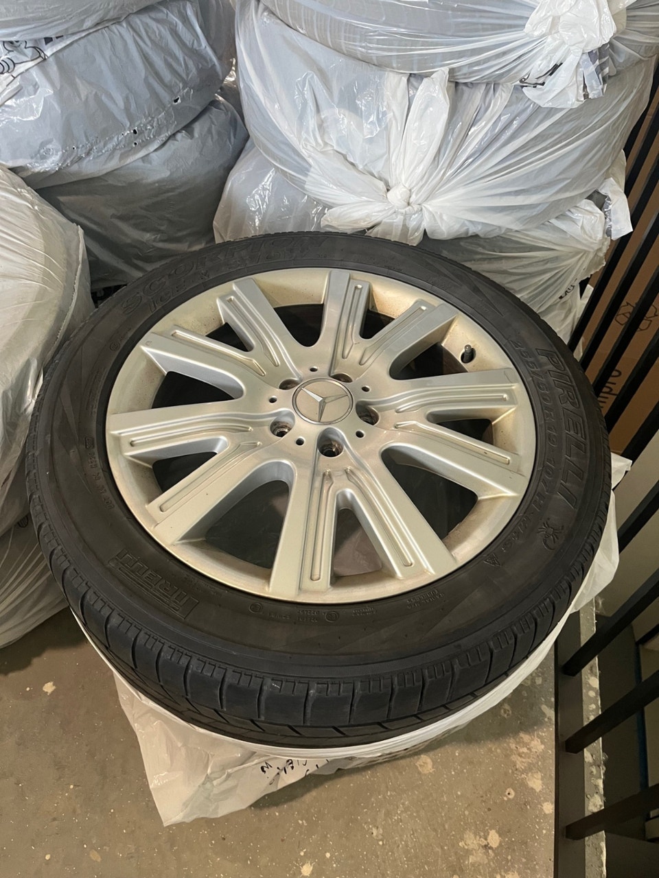Selling set of 4 winter tires on alloy rims excellent condition | Tires ...