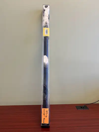 NEW Black 28-48" Tension Curtain Rod - damaged packaging, View more