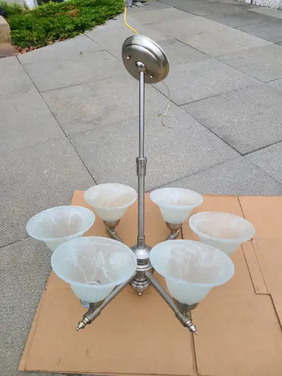 6 light chandelier hanging light fixture, View more