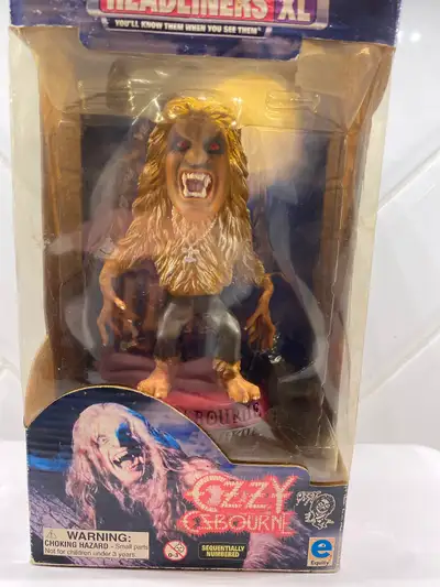 Ozzy Osbourne “ Rock Headliners XL “ Bark at the Moon Figure, View more