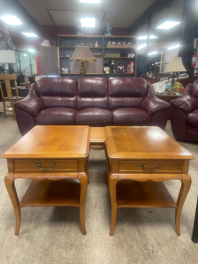 2 End Tables with matching Coffee Table in Coffee Tables in Thunder Bay