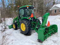 2022 John Deere 4052R with loader and blower