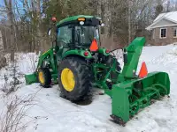2022 John Deere 4052R with loader and blower