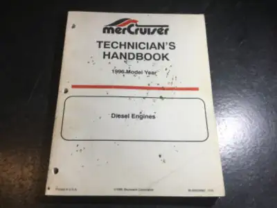 1996 MerCruiser Technician's Handbook Part # 90-806536960 10/95 5 and 6 cylinder inline and V-8 MCM...
