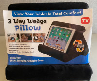 3-Way Pillow Pad for Tablet/iPad/iPhone or device easy viewing!
