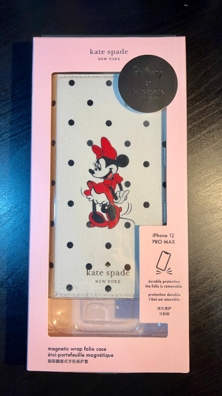 Kate Spade X Disney: Minnie Mouse Case for iPhone 12 Pro Max in Cell Phone Accessories in Mississauga / Peel Region