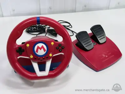Nintendo Switch Mario Kart Racing Wheel And Pedals Controller, View more