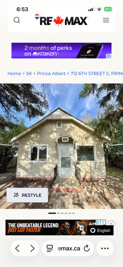 Cute little house for a single person or couple or rental property. Many renovations done. New floor...