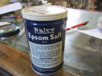 1930s NORTHRUP & LYMAN NALCO EPSOM SALT TIN $15 TORONTO CAN.