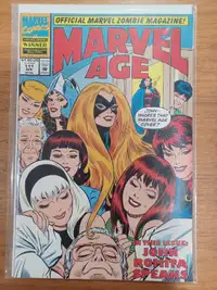 Marvel Age #111 comic 1992 with John Romita cover art