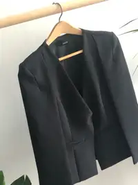 Formal Black Cape Coat Suit Jacket