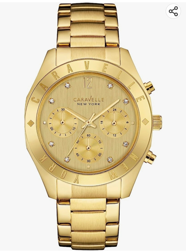 NEW! CaravelleSport Chronograph Women's Watch, Stainless Steel G in Jewellery & Watches in City of Toronto