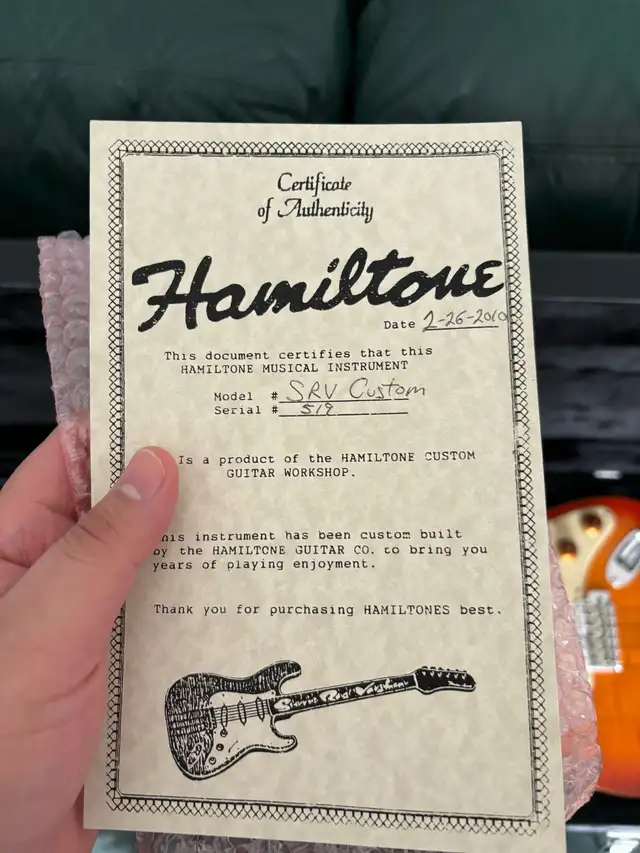 Hamiltone SRV in Guitars in Mississauga / Peel Region - Image 6