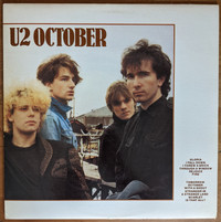 U2 - October, Vintage Vinyl Record