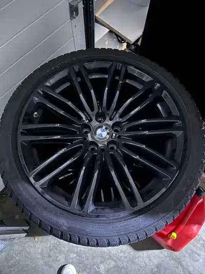 19” BMW Rims and Winter Tires. Came off 530i Price is firm and will go up in the fall. Buy now and s...
