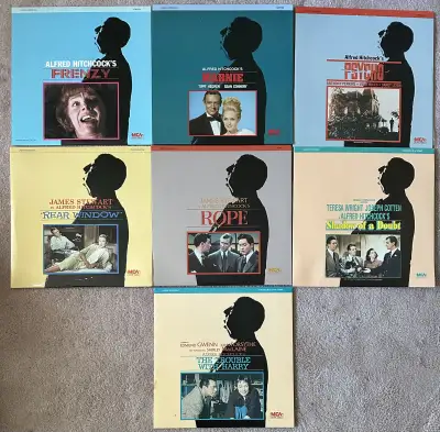 Thinning out my LaserDisc collection. Here are some great Alfred Hitchcock films starting at only $1...