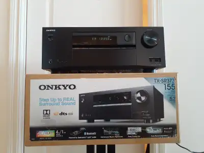 (Mint) High-Quality Onkyo 5.2 4K HDMI Bluetooth USB AV Receiver, View more