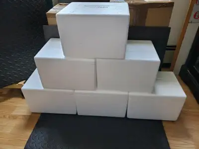 New Thick Styrofoam coolers (9), View more