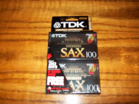 TDK High Bias SA-X IEC II TYPE II 100 min Audio Cassette Tapes