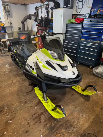 2017 Skidoo Tundra Xtreme, 600 etec, pull and electric start. 4800km, new track, skid plate, HD bump...