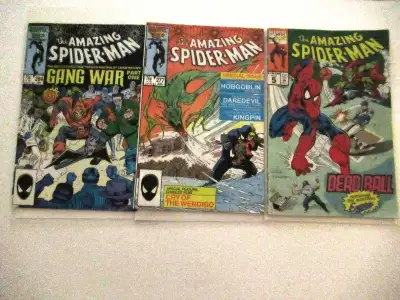 Amazing Spider-man #5, #277 and # 284  VG con  B & B, View more