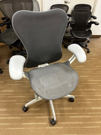 Herman Miller Mirra V1 & V2 ergonomic office chairs