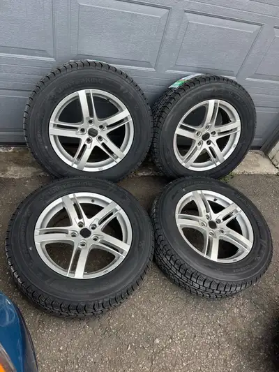 Rims were used on a Toyota RAV4 but you can use them on Honda CRV, Nissan Rogue, Hyundai Tucson, Kia...