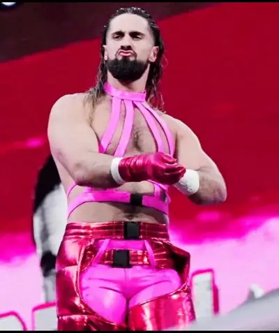   Seth Rollins WrestleMania 39 Gear Pink Harness – Fan Caught, View more