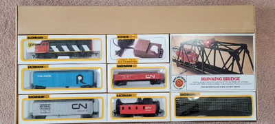 BACHMANN HO CN RAIL SET, INCOMPLETE, View more