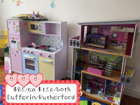KidKraft—Wooden Kitchen and Barbie House