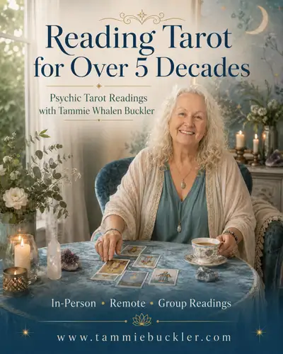 Experienced Psychic Tarot Reader — 50+ Years | In-Person, Remote, View more