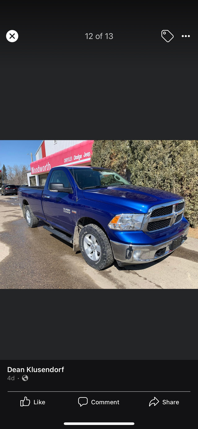 2017 Ram 1500 SLT Longbox 4x4 in Cars & Trucks in Brandon