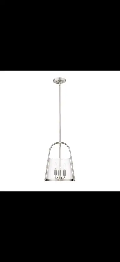 brushed nickel pendant light , View more