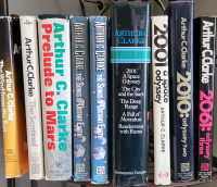 Science fiction hardcover books by Author C Clark