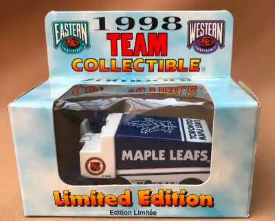 1998 Maple Leafs White Rose Team Collectible die-cast Zamboni ✅ Limited edition ✅ New in original pa...